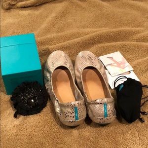 Tieks Romantic Blush Size 8. VGUC.